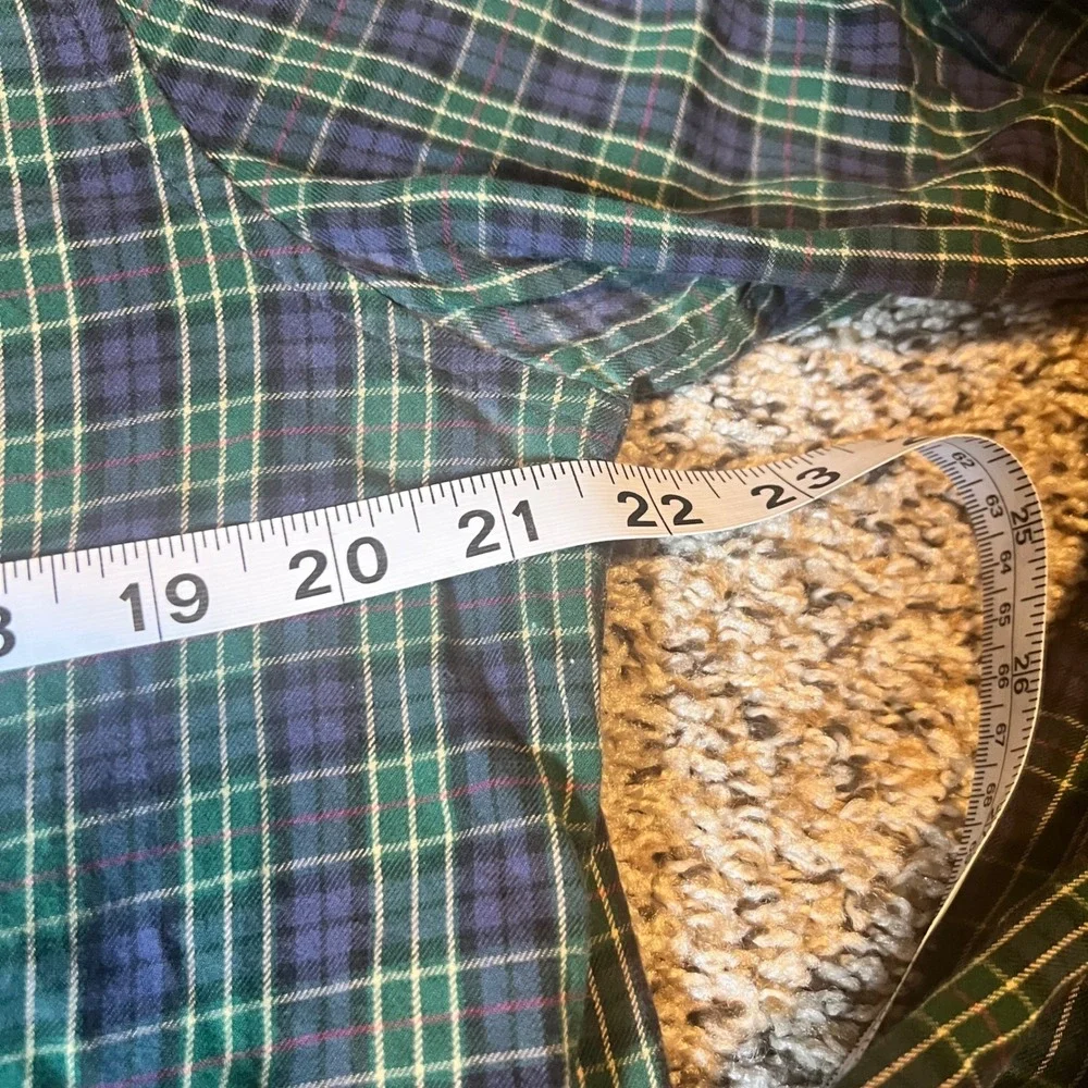 J. Crew Slim Fit Brushed Twill Plaid Button‎ Down Shirt Large